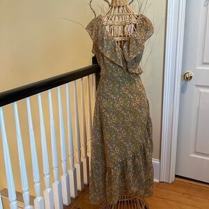 Rebecca Minkoff lion yellow dress with flowers
